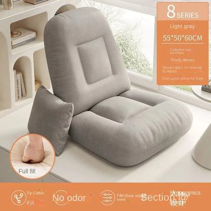 RelaxNest Tatami Sofa: Compact Dorm & Balcony Lazy Sofa Chair