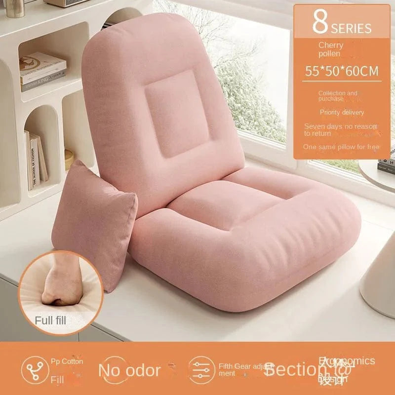 RelaxNest Tatami Sofa: Compact Dorm & Balcony Lazy Sofa Chair