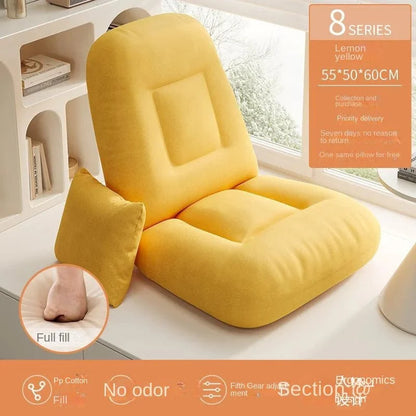 RelaxNest Tatami Sofa: Compact Dorm & Balcony Lazy Sofa Chair