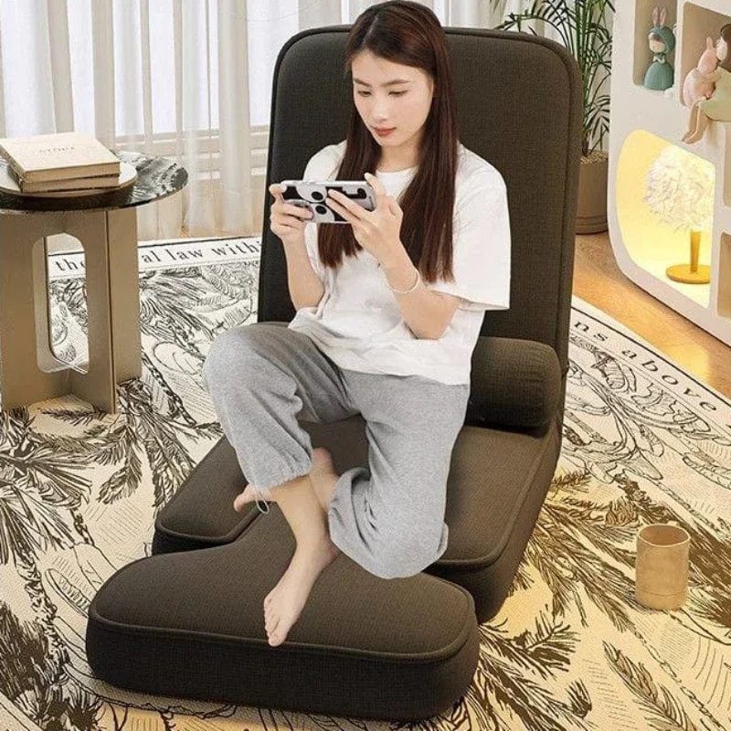 RelaxNest Tatami Sofa: Compact Dorm & Balcony Lazy Sofa Chair