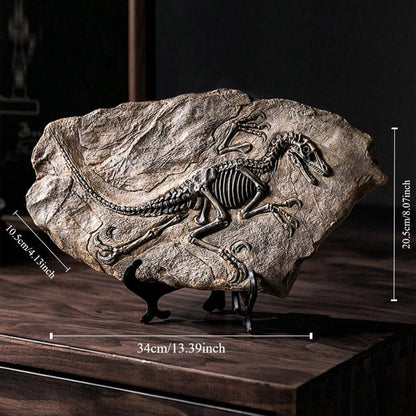Resin Dinosaur Skeleton Model - Tyrannosaurus Rex Fossil Decoration for Display
