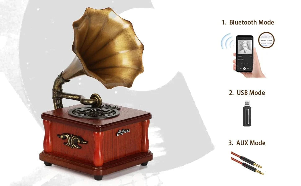 RetroSound Mini Bluetooth Speaker - Vintage Style Portable Wireless Music Player