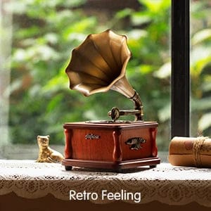 RetroSound Mini Bluetooth Speaker - Vintage Style Portable Wireless Music Player