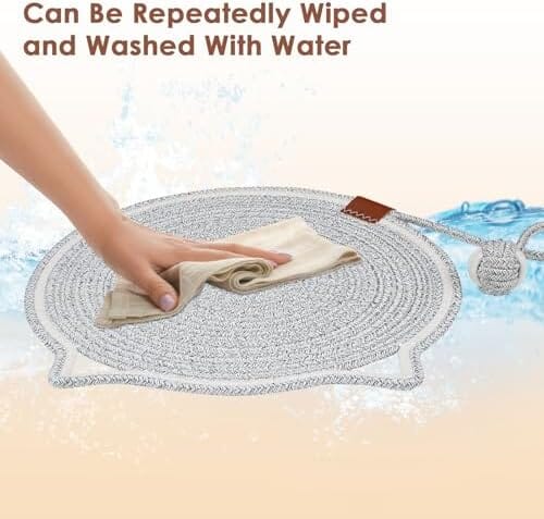 Round Horizontal Floor Cat Scratching Pads for Indoor Cats