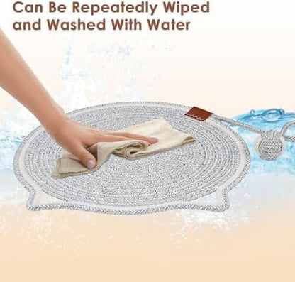 Round Horizontal Floor Cat Scratching Pads for Indoor Cats