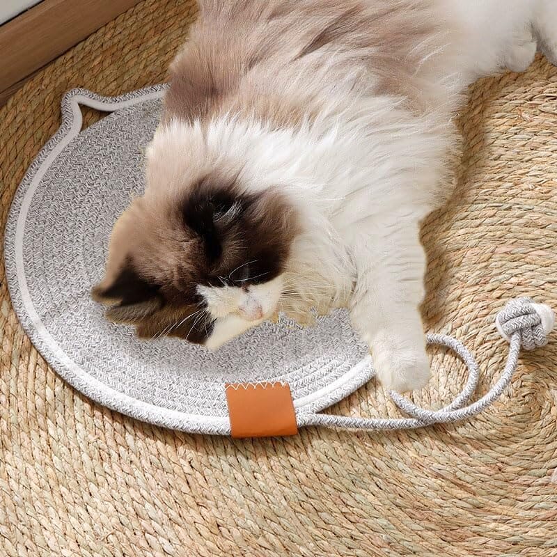 Round Horizontal Floor Cat Scratching Pads for Indoor Cats