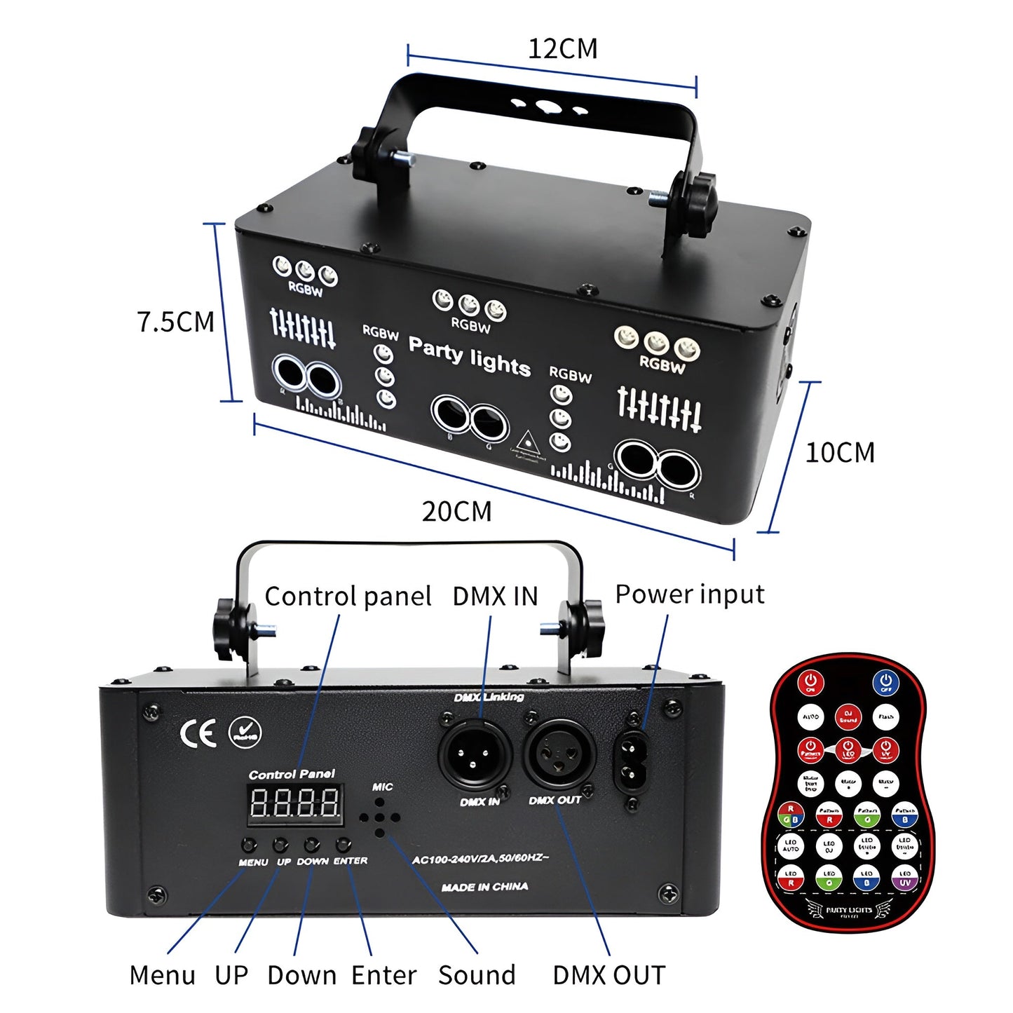 Portable RGB + UV NightClub™ - 21 Eyes