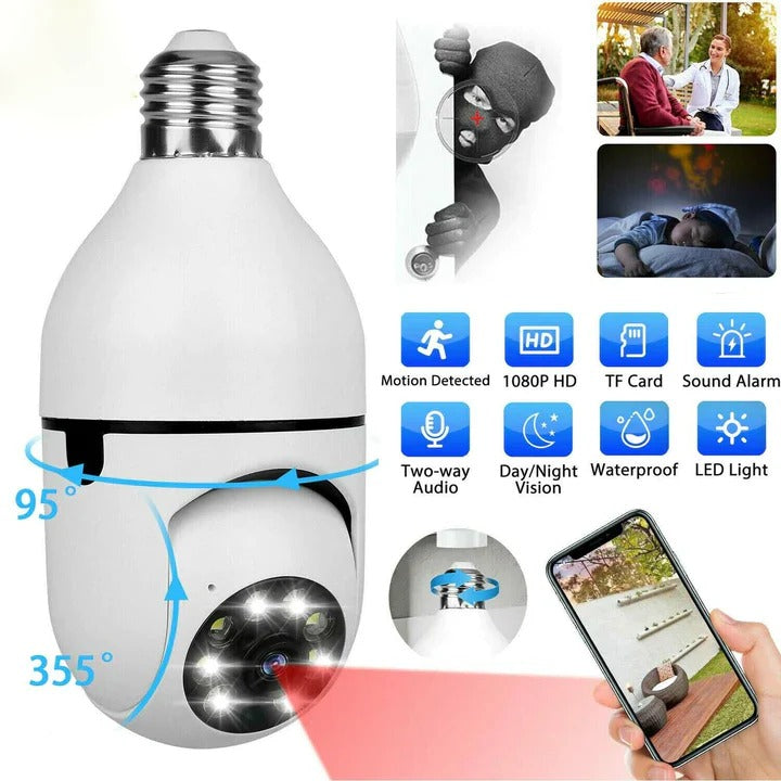 LitLamp™ 360° Lamp Bulb Camera