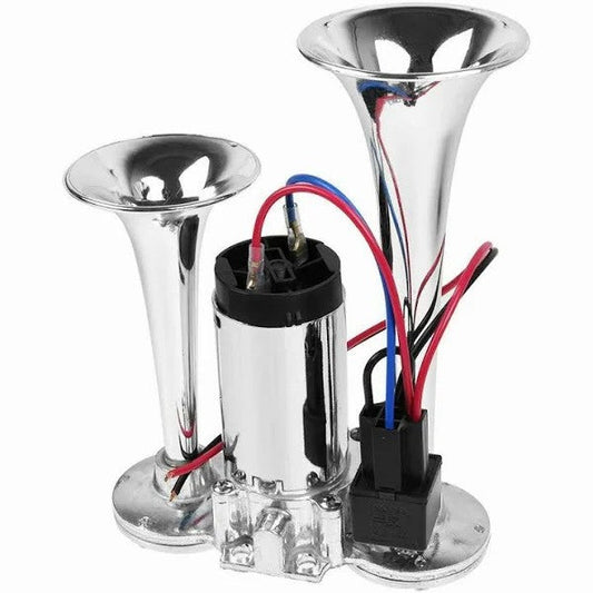 Car Electric Dual Horn Truck Boat Train Speaker: Loudest Trumpets 600DB