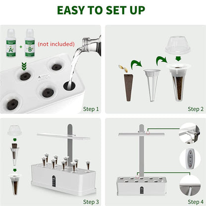 Smart Indoor Hydroponics Growing Garden System