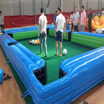 SnookBall Carnival Game Set - Inflatable Snooker Table with Balls