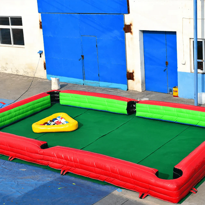 SnookBall Carnival Game Set - Inflatable Snooker Table with Balls
