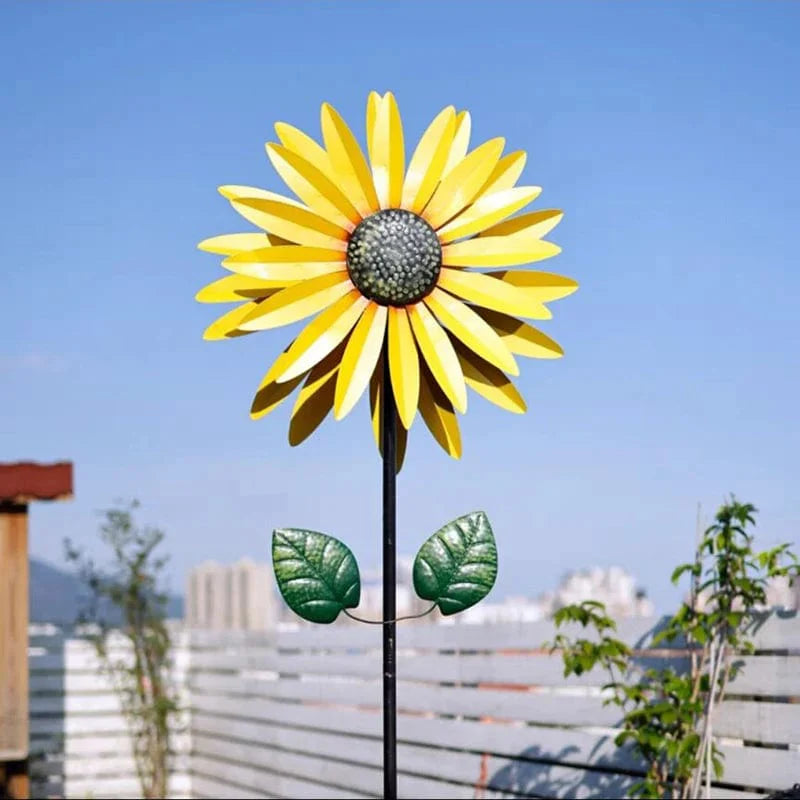 SolarSpin: Outdoor Windmill Decor with Solar Lights