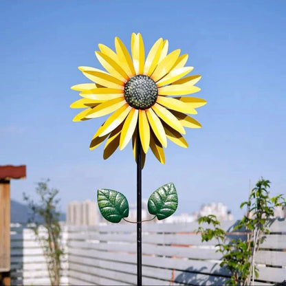 SolarSpin: Outdoor Windmill Decor with Solar Lights