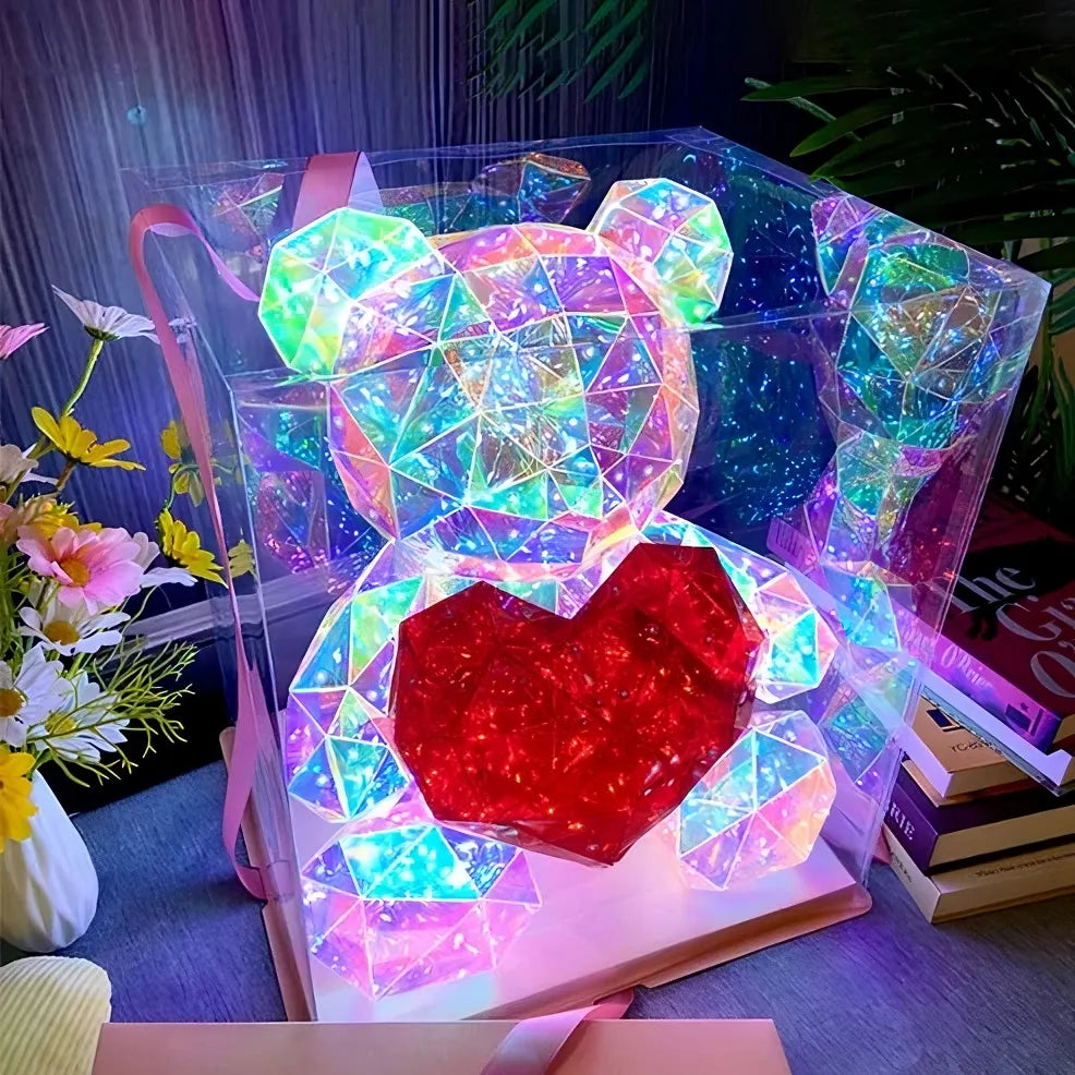 Colorful Glowing Bear™