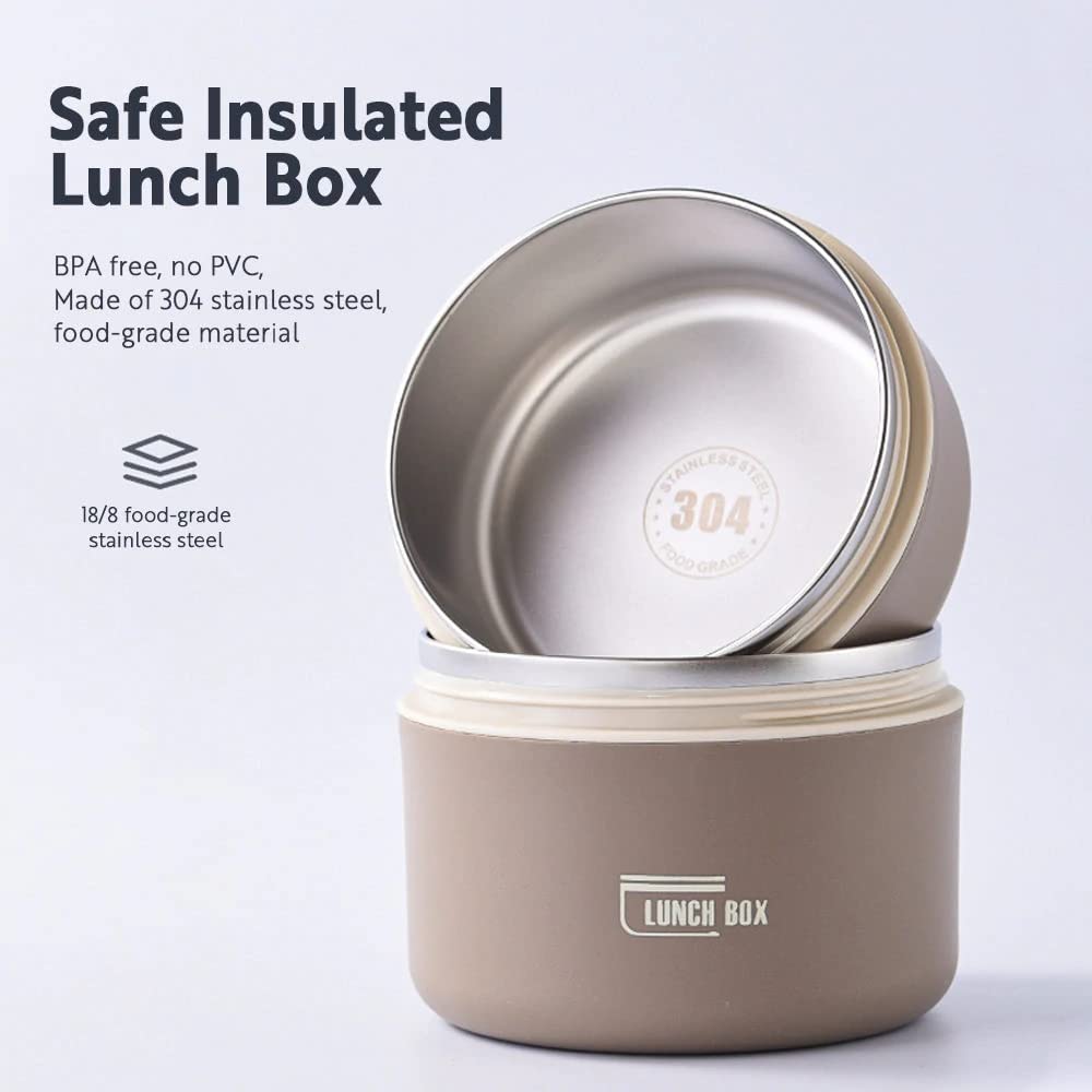 Stainless Steel Thermal Insulated Lunch Box Containers