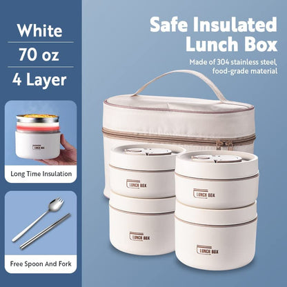 Stainless Steel Thermal Insulated Lunch Box Containers