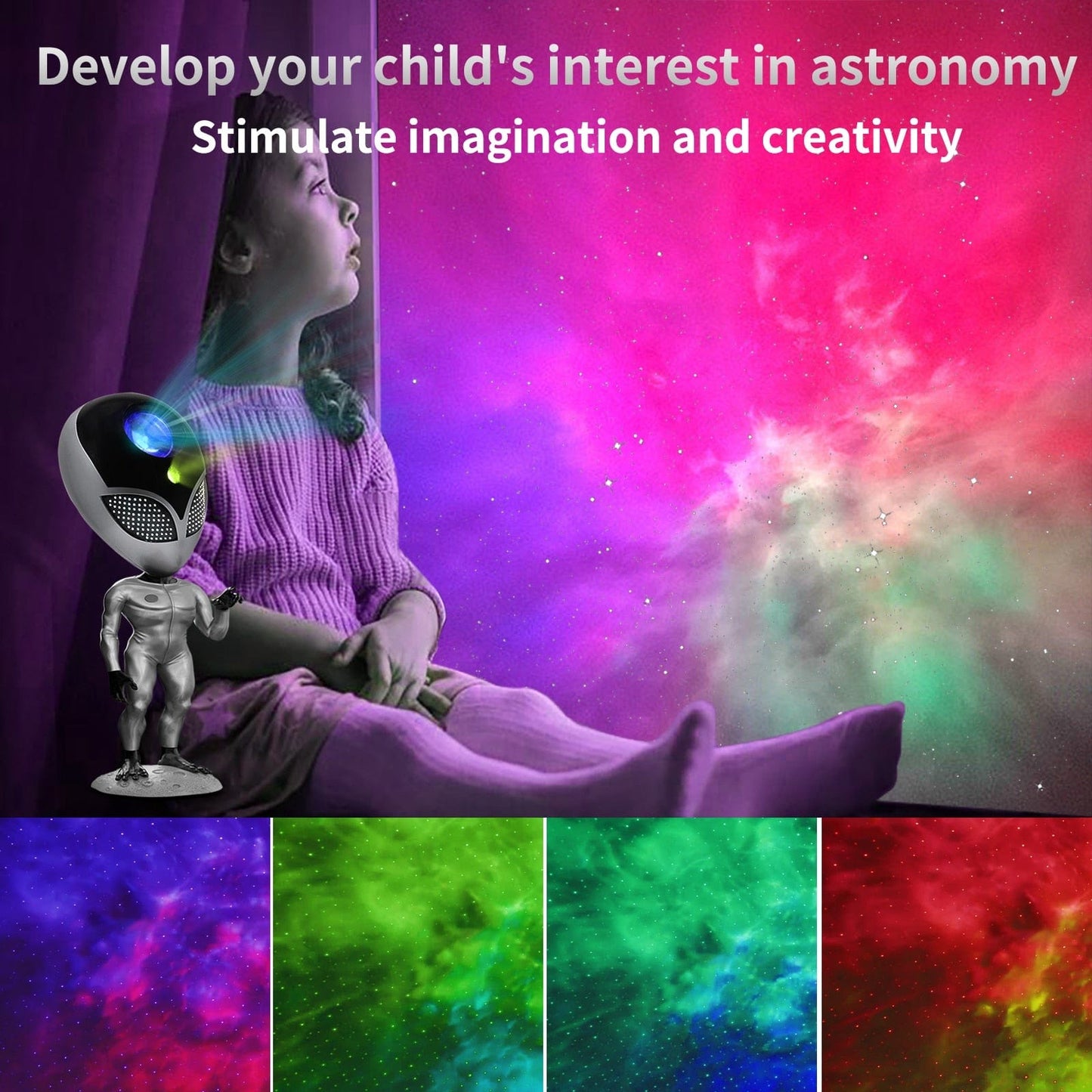 StellarVerse™ Galaxy Pro: Interactive Voice-Controlled Star Projector - Transform Your Space with Cosmic Brilliance