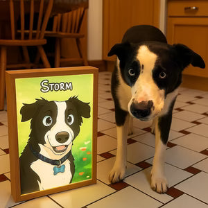 Custom Pet Light Box Art