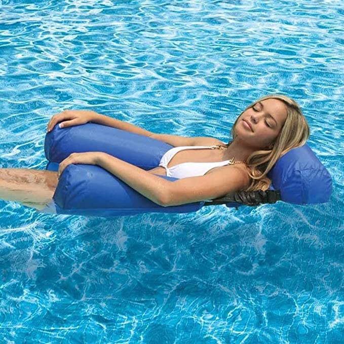 Swimming Floating Bed And Lounge Chair (Adjustable + Collapsable Chair/Bed)