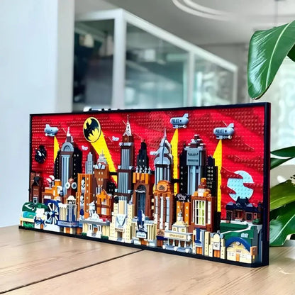 The Bat People Animated Series City 76271 Skyline: Joker Arkham Asylum Building Blocks Model