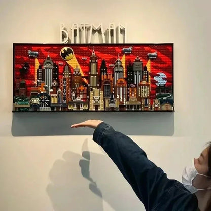 The Bat People Animated Series City 76271 Skyline: Joker Arkham Asylum Building Blocks Model