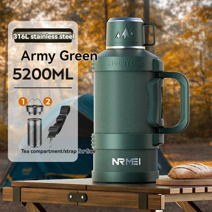 ThermoMax: Large Stainless Steel Outdoor Vacuum Flask