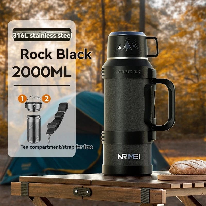 ThermoMax: Large Stainless Steel Outdoor Vacuum Flask