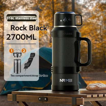 ThermoMax: Large Stainless Steel Outdoor Vacuum Flask