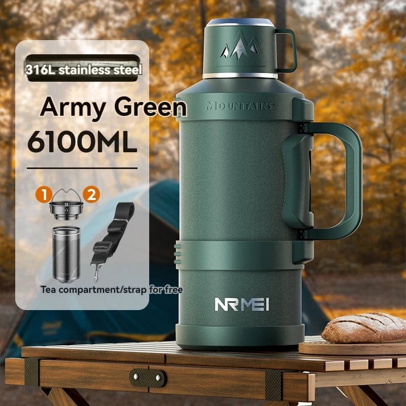 ThermoMax: Large Stainless Steel Outdoor Vacuum Flask