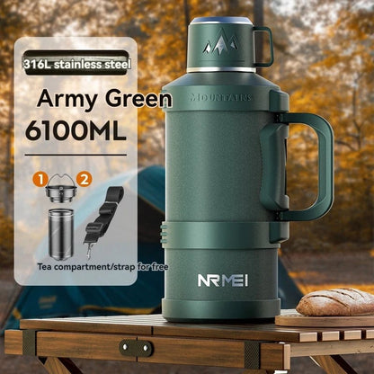 ThermoMax: Large Stainless Steel Outdoor Vacuum Flask