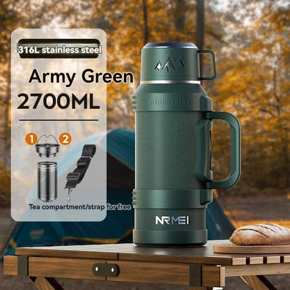 ThermoMax: Large Stainless Steel Outdoor Vacuum Flask