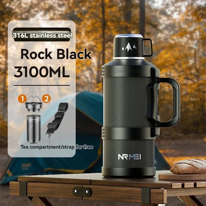 ThermoMax: Large Stainless Steel Outdoor Vacuum Flask