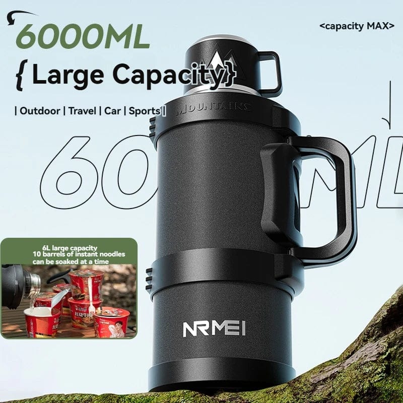 ThermoMax: Large Stainless Steel Outdoor Vacuum Flask