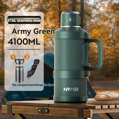 ThermoMax: Large Stainless Steel Outdoor Vacuum Flask