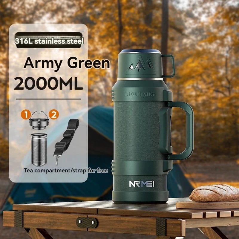 ThermoMax: Large Stainless Steel Outdoor Vacuum Flask