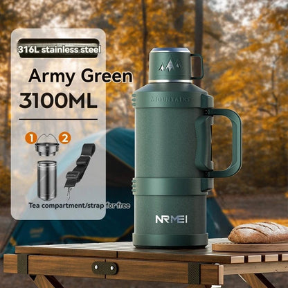 ThermoMax: Large Stainless Steel Outdoor Vacuum Flask