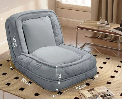 Thick | Soft Lazy Reclining Sofa Bed - Huge Tatami for Sleeping and Lying, Perfect for Balcony, Multiple Colors