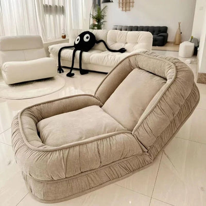 Thick | Soft Lazy Reclining Sofa Bed - Huge Tatami for Sleeping and Lying, Perfect for Balcony, Multiple Colors