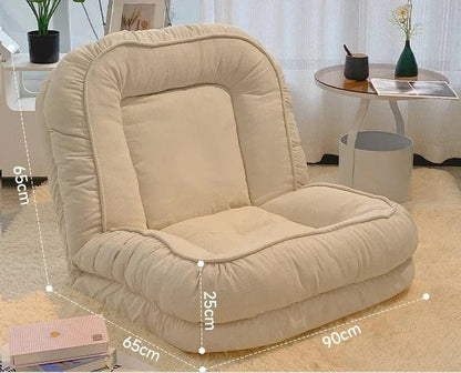 Thick | Soft Lazy Reclining Sofa Bed - Huge Tatami for Sleeping and Lying, Perfect for Balcony, Multiple Colors