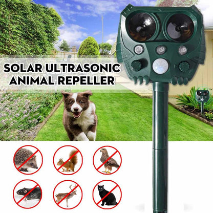 Ultrasonic Animal Solar Powered Pest Motion Activated Repeller