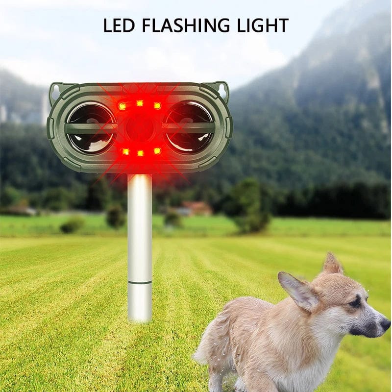 Ultrasonic Solar Powered Animal Waterproof Dog Animal Repellent