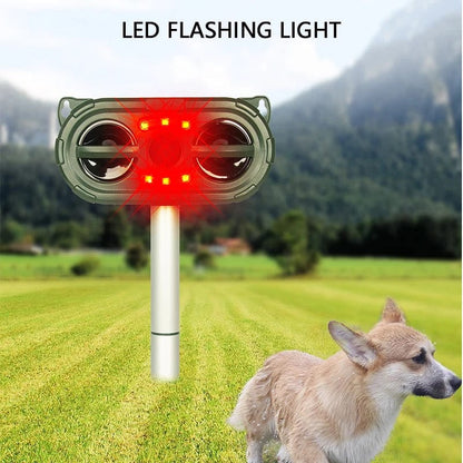 Ultrasonic Solar Powered Animal Waterproof Dog Animal Repellent