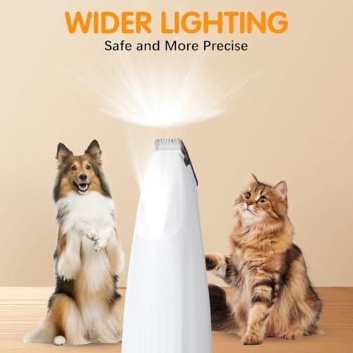 Upgraded Dog Trimmer with LED Light