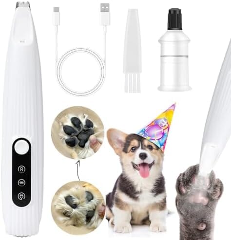 Upgraded Dog Trimmer with LED Light