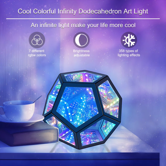 LITLAMP™ - Infinity Dodecahedron Night Lamp
