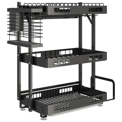 Wall-Mounted Dish Drying Rack: Space-Saving Kitchen Organizer