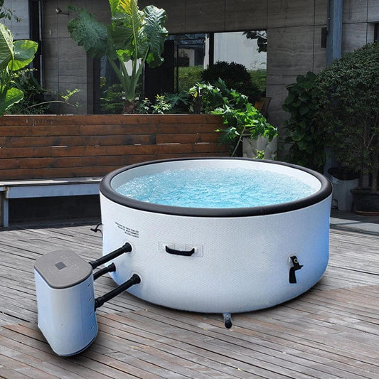 ZenJet Luxury Spa Oasis - Portable Hot Tub for 4-6 Adults, 110-140 Bubble Jets